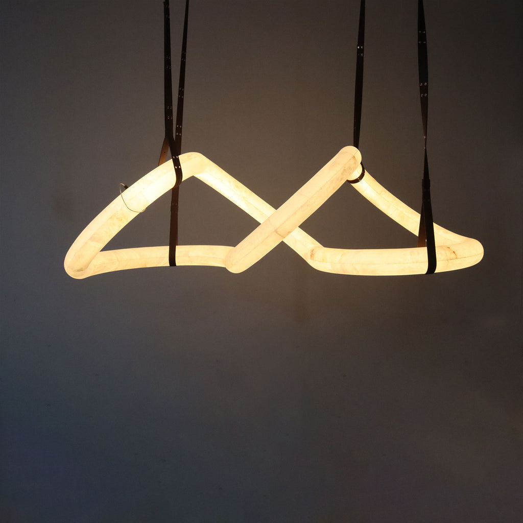 Aura Alabaster Chandelier 70.5 inch