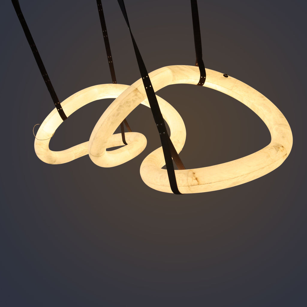 Aura Alabaster Chandelier 70.5 inch