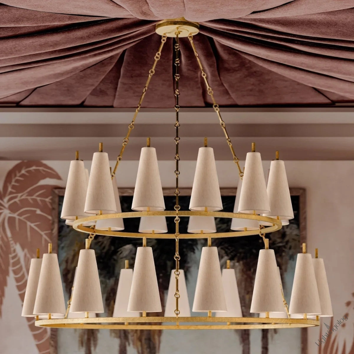 Tirana Double-Layer Chandelier - chandelier